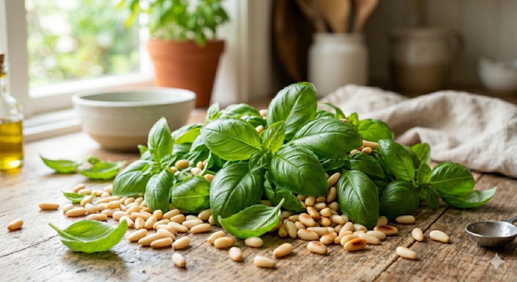Chef's Green sauce — fresh basil and herbs