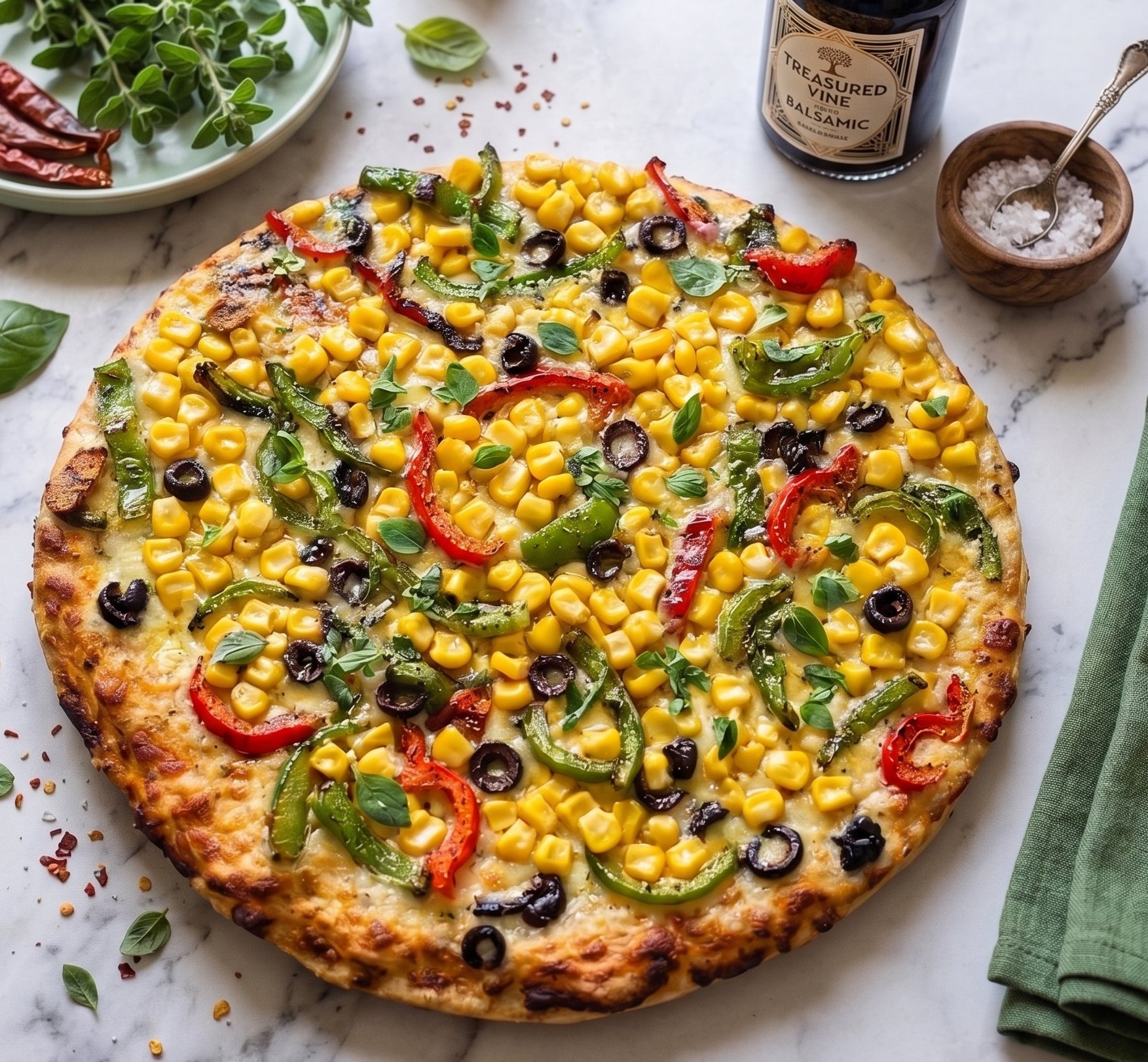 Butter Corn Pizza
